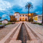 Andalucia Tarifa spanish touristic city at twilight