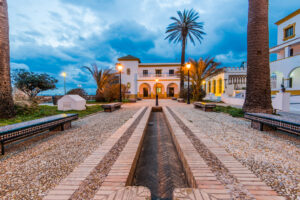 Andalucia Tarifa spanish touristic city at twilight