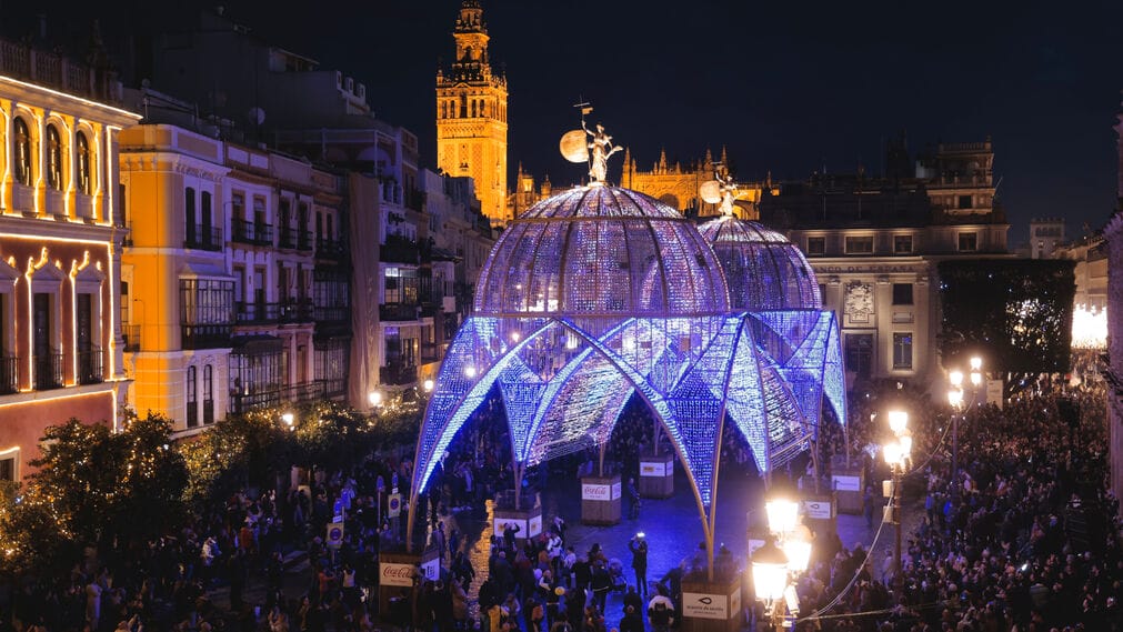 Seville Christmas Lights 2025 Plaza de San Francisco