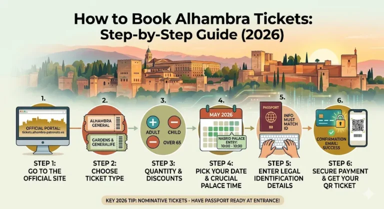 How to Book Alhambra Tickets Step-by-Step Guide (2026)