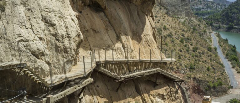 The Caminito del Rey walkway in the El Chorro gorge, Málaga province